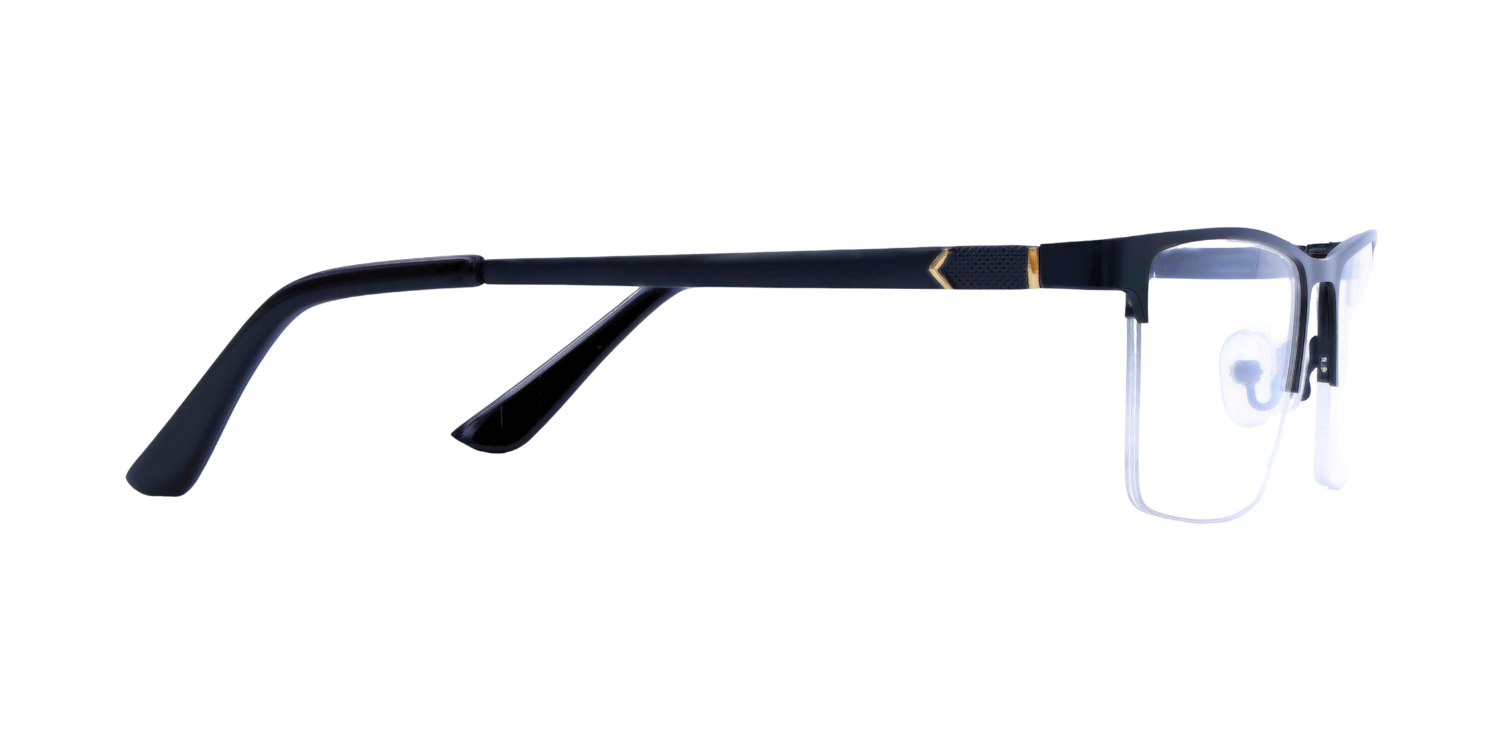 Half Rim Rectangle Classic Eyeglasses 1017