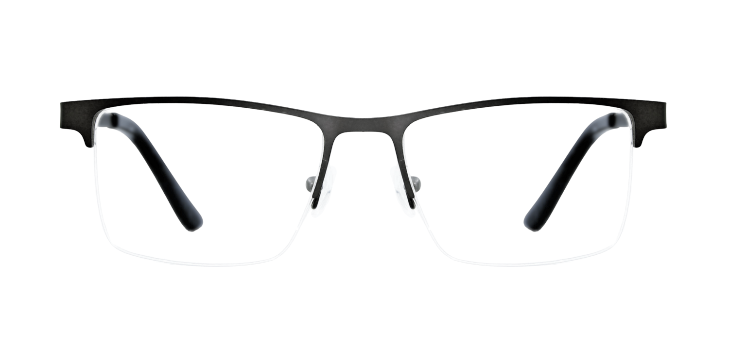 Half Rim Rectangle Classic Eyeglasses 1017