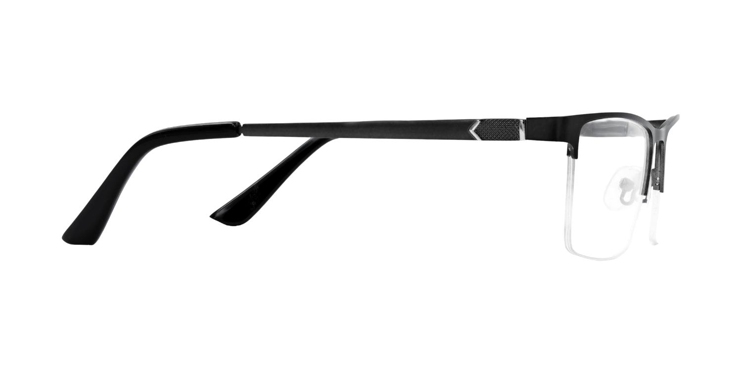 Half Rim Rectangle Classic Eyeglasses 1017