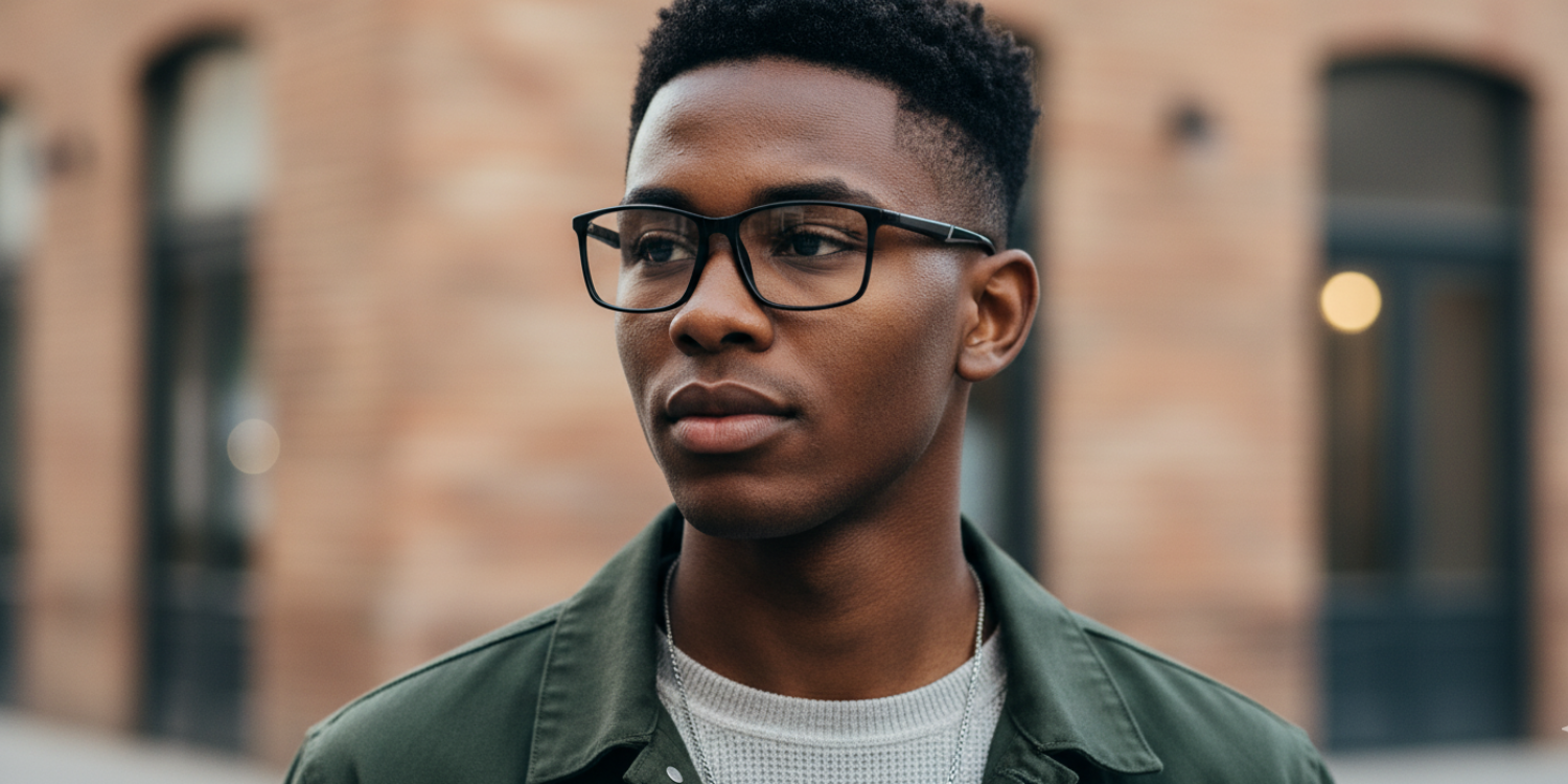 Full Rim Rectangle Classic Eyeglasses 1226