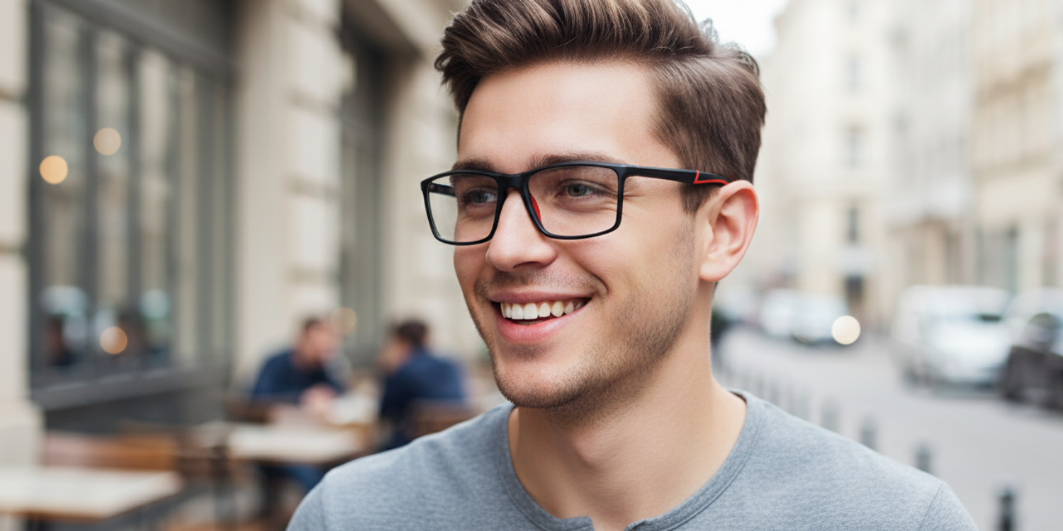 Full Rim Rectangle Classic Eyeglasses 1226