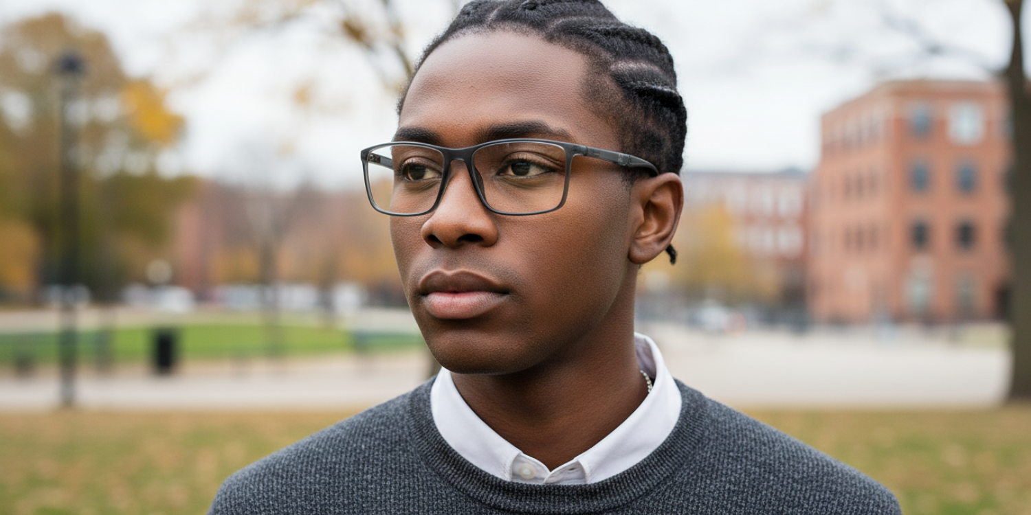 Full Rim Rectangle Classic Eyeglasses 1226