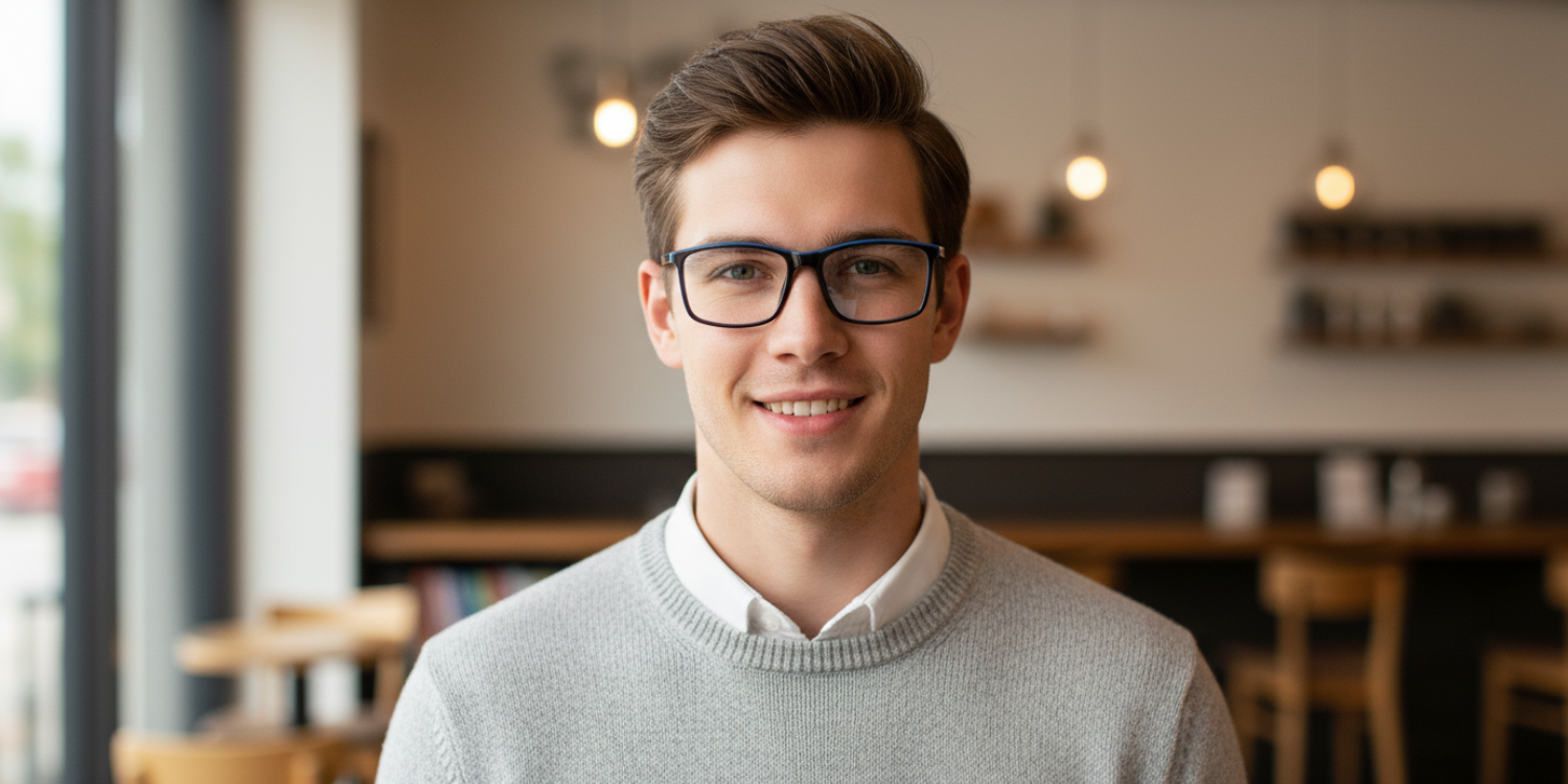 Full Rim Rectangle Classic Eyeglasses 1226