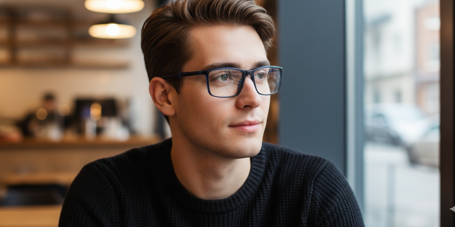 Full Rim Rectangle Classic Eyeglasses 1226