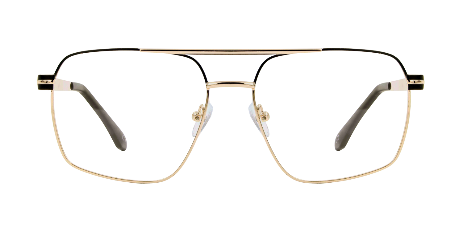 Full Rim Double Bridge Square Classic Eyeglasses 3349