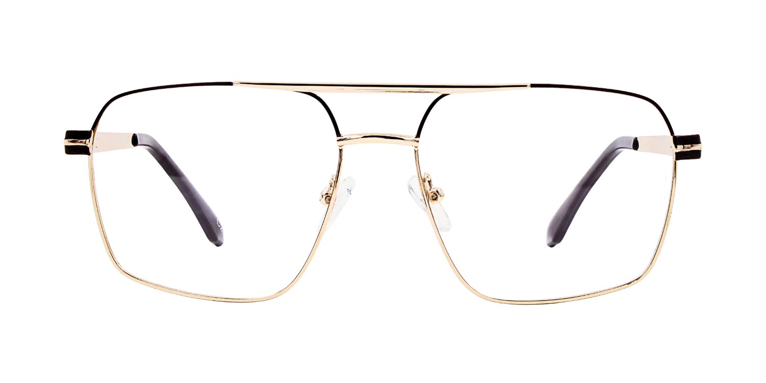 Full Rim Double Bridge Square Classic Eyeglasses 3349