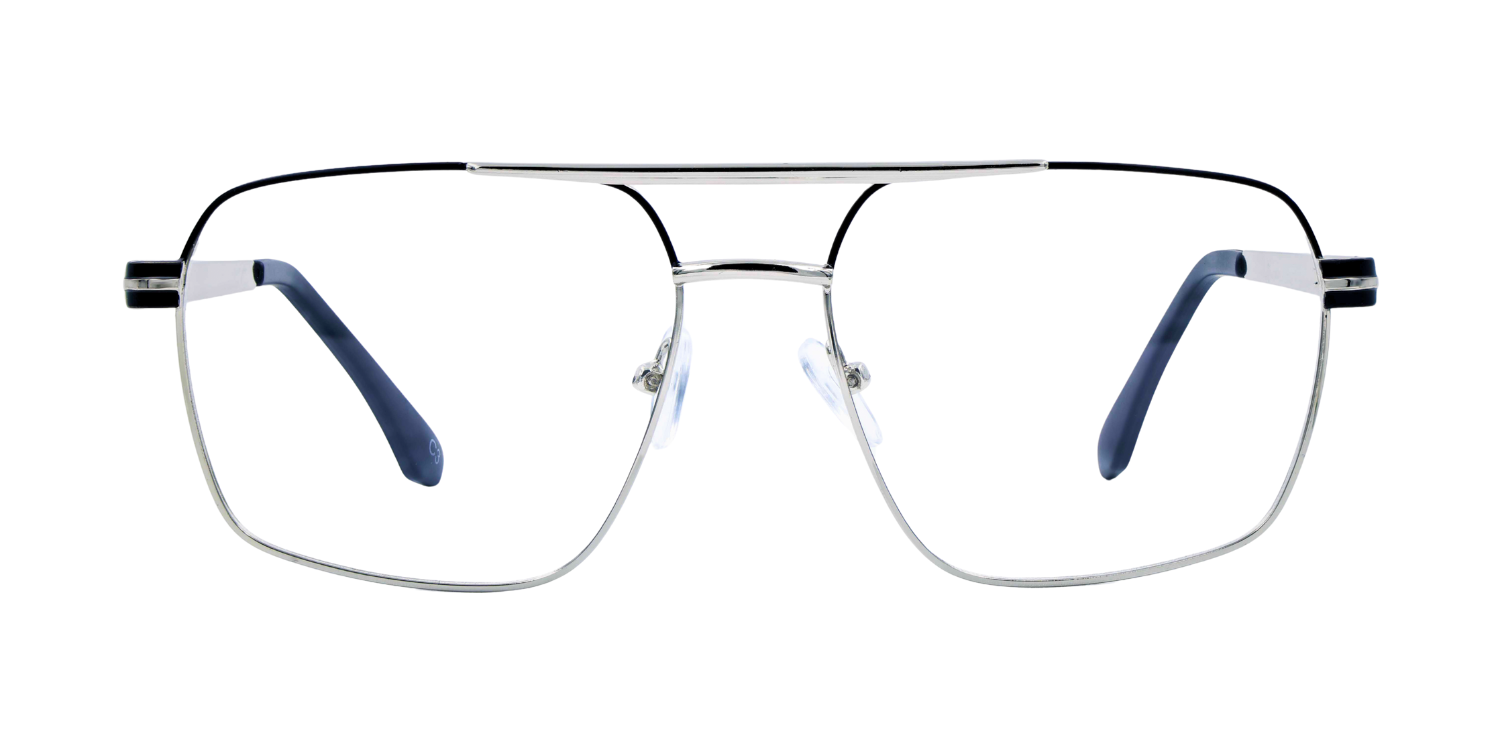 Full Rim Double Bridge Square Classic Eyeglasses 3349