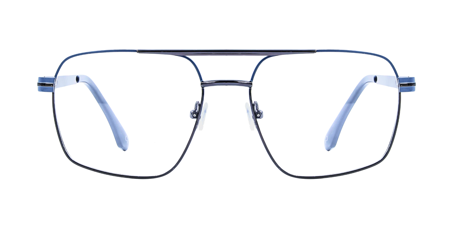 Full Rim Double Bridge Square Classic Eyeglasses 3349