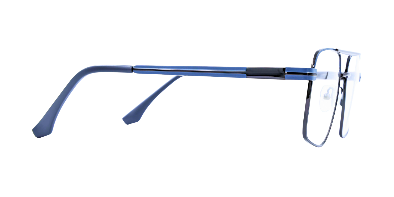 Full Rim Double Bridge Square Classic Eyeglasses 3349