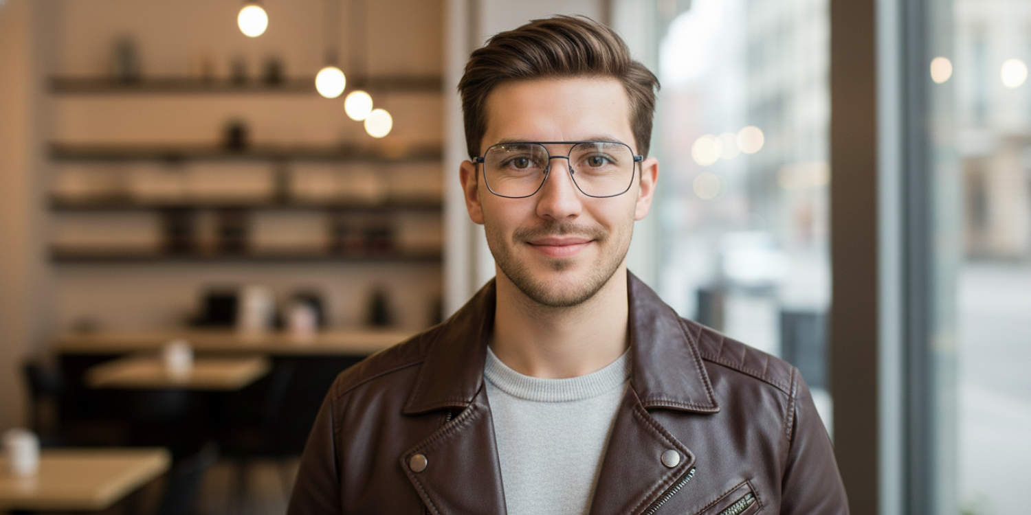 Full Rim Double Bridge Square Classic Eyeglasses 3349