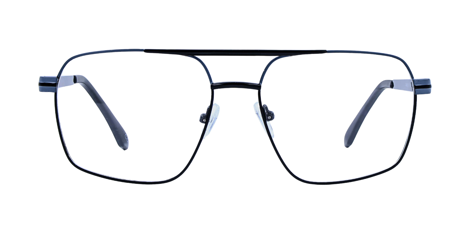 Full Rim Double Bridge Square Classic Eyeglasses 3349