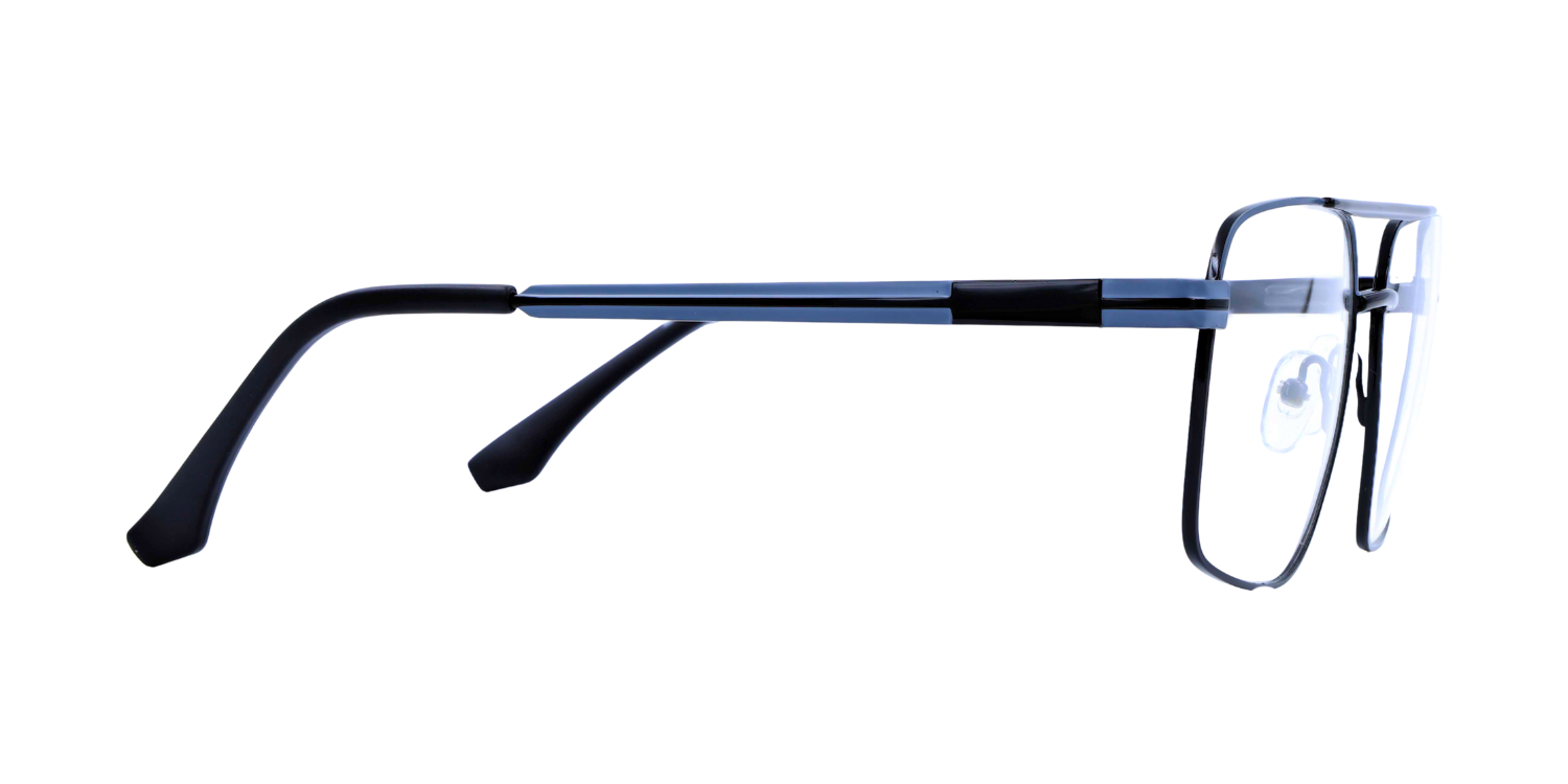 Full Rim Double Bridge Square Classic Eyeglasses 3349