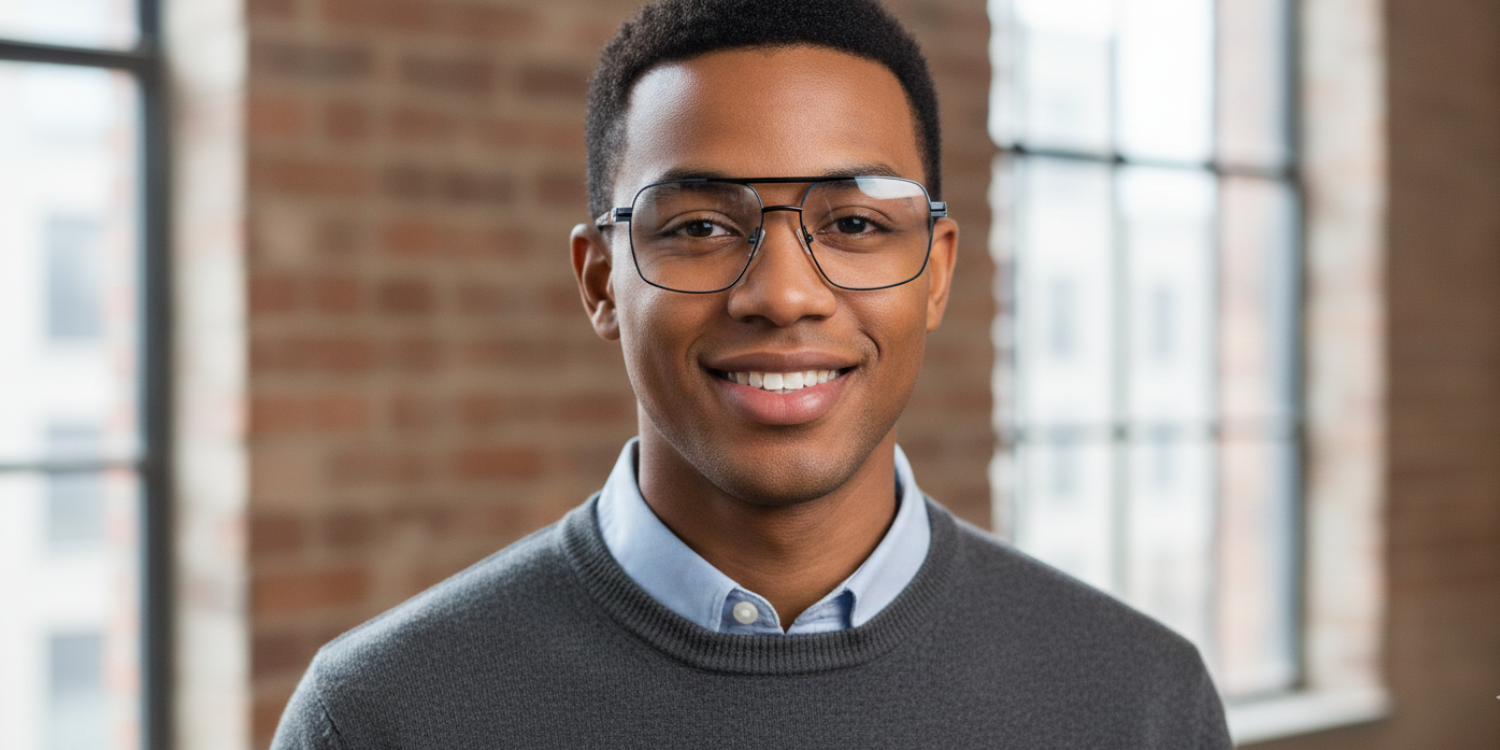 Full Rim Double Bridge Square Classic Eyeglasses 3349