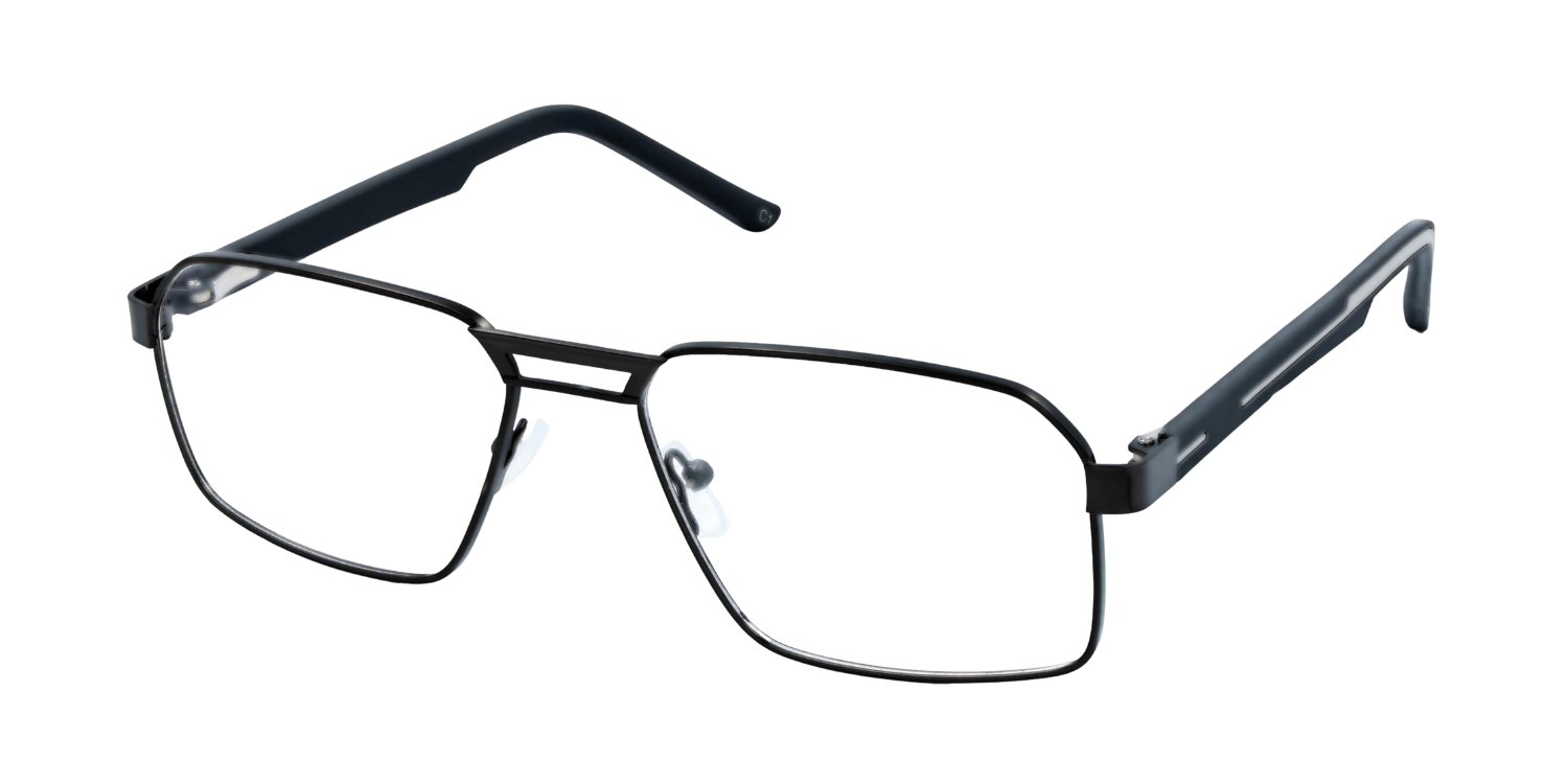 Full Rim Double Bridge Rectangle Eyeglasses 3705