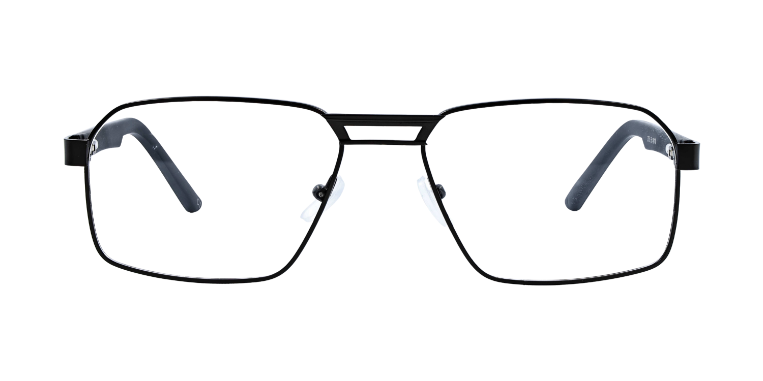 Full Rim Double Bridge Rectangle Eyeglasses 3705