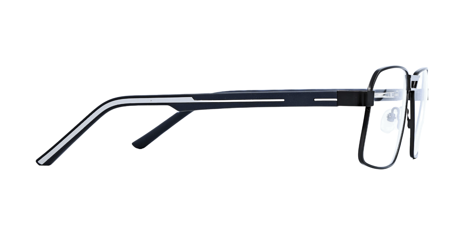 Full Rim Double Bridge Rectangle Eyeglasses 3705