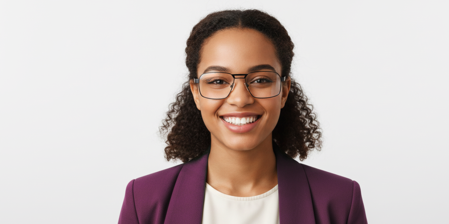 Full Rim Double Bridge Rectangle Eyeglasses 3705