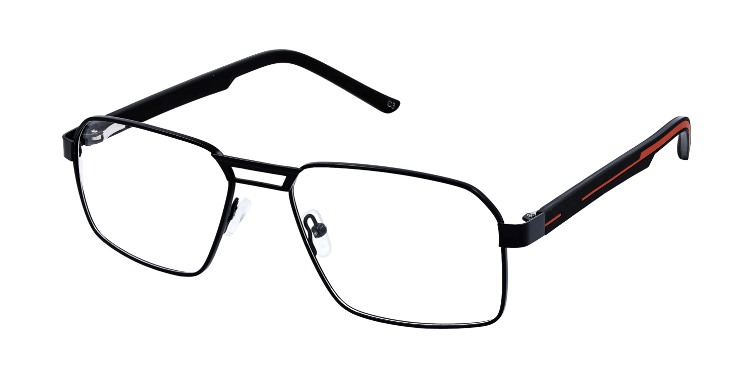 Full Rim Double Bridge Rectangle Eyeglasses 3705