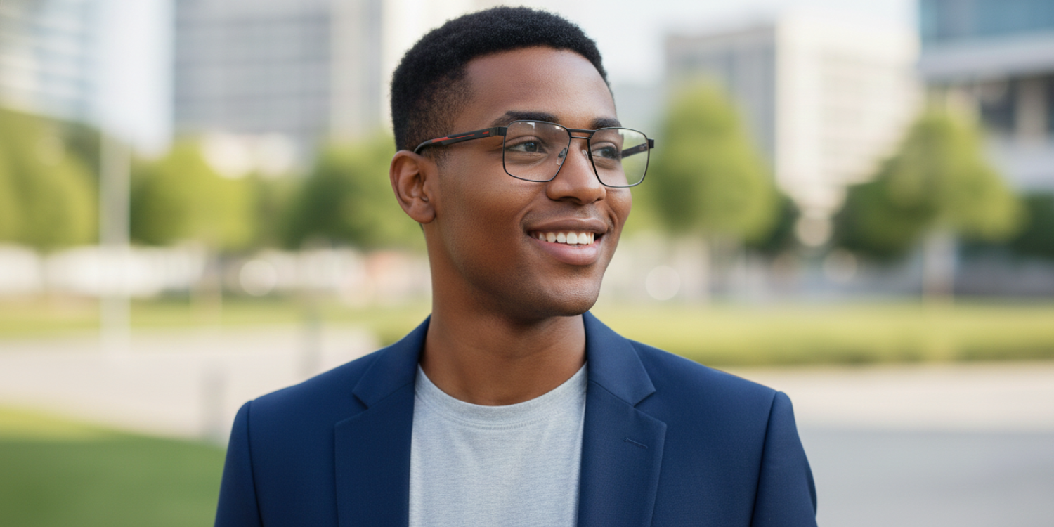 Full Rim Double Bridge Rectangle Eyeglasses 3705