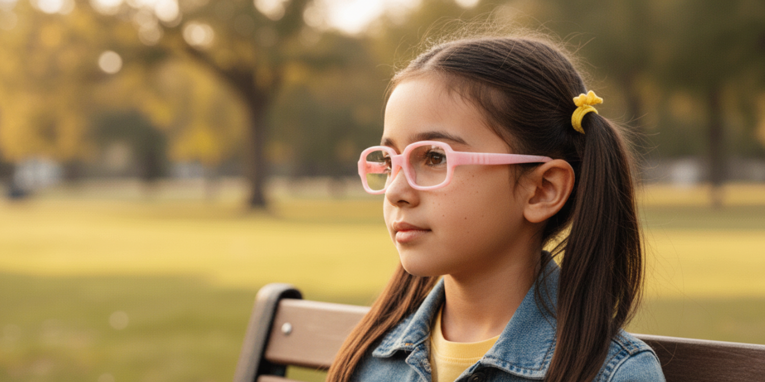 Full Rim Rectangle Magneto Classic Kids Eyeglasses 6030