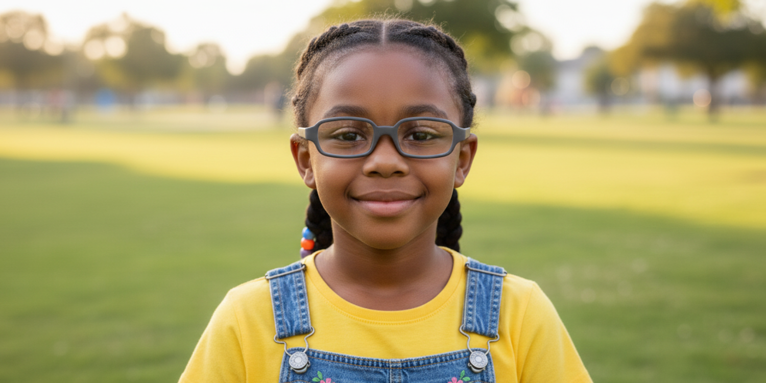 Full Rim Rectangle Magneto Classic Kids Eyeglasses 6030