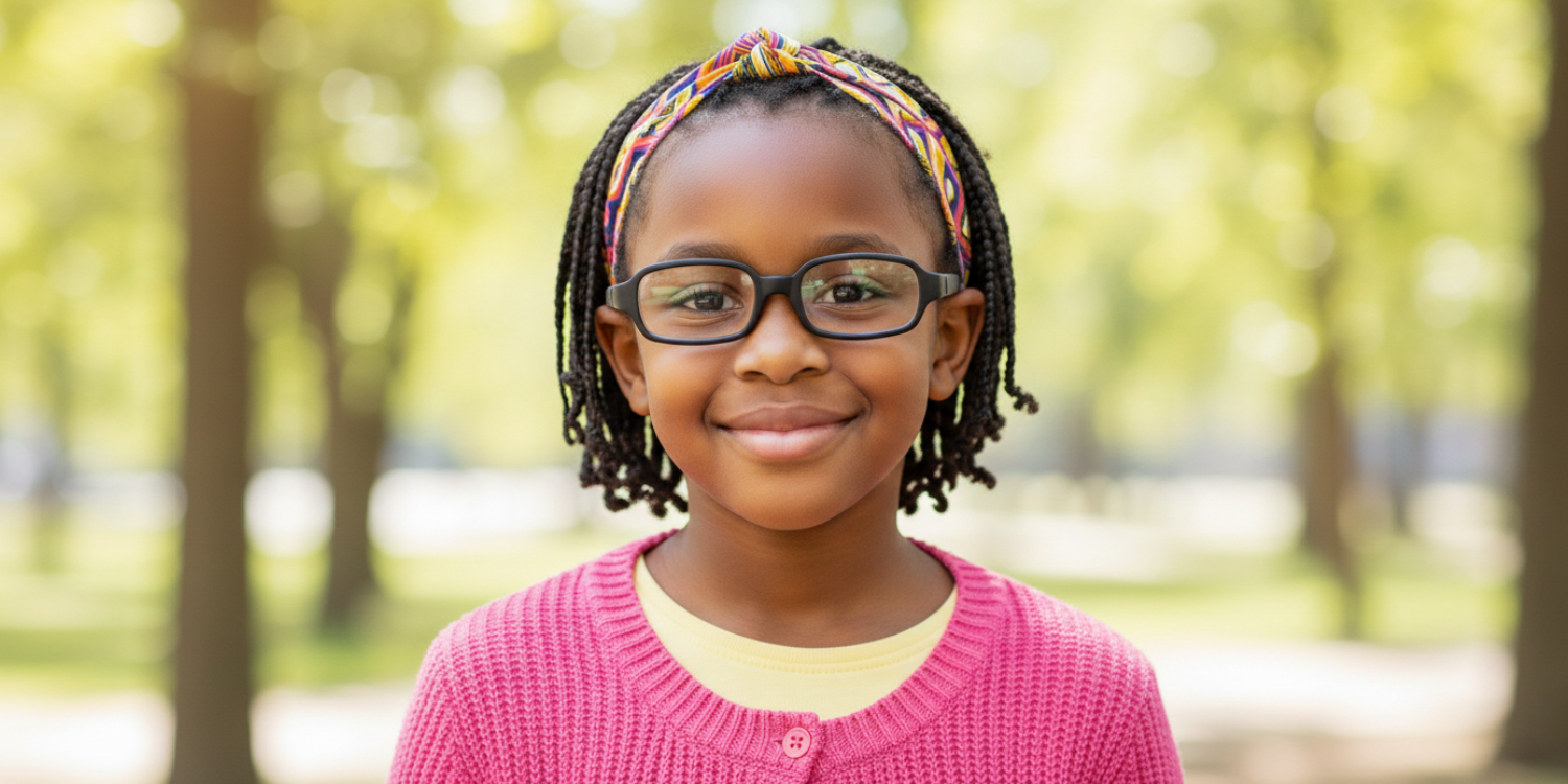 Full Rim Rectangle Magneto Classic Kids Eyeglasses 6030