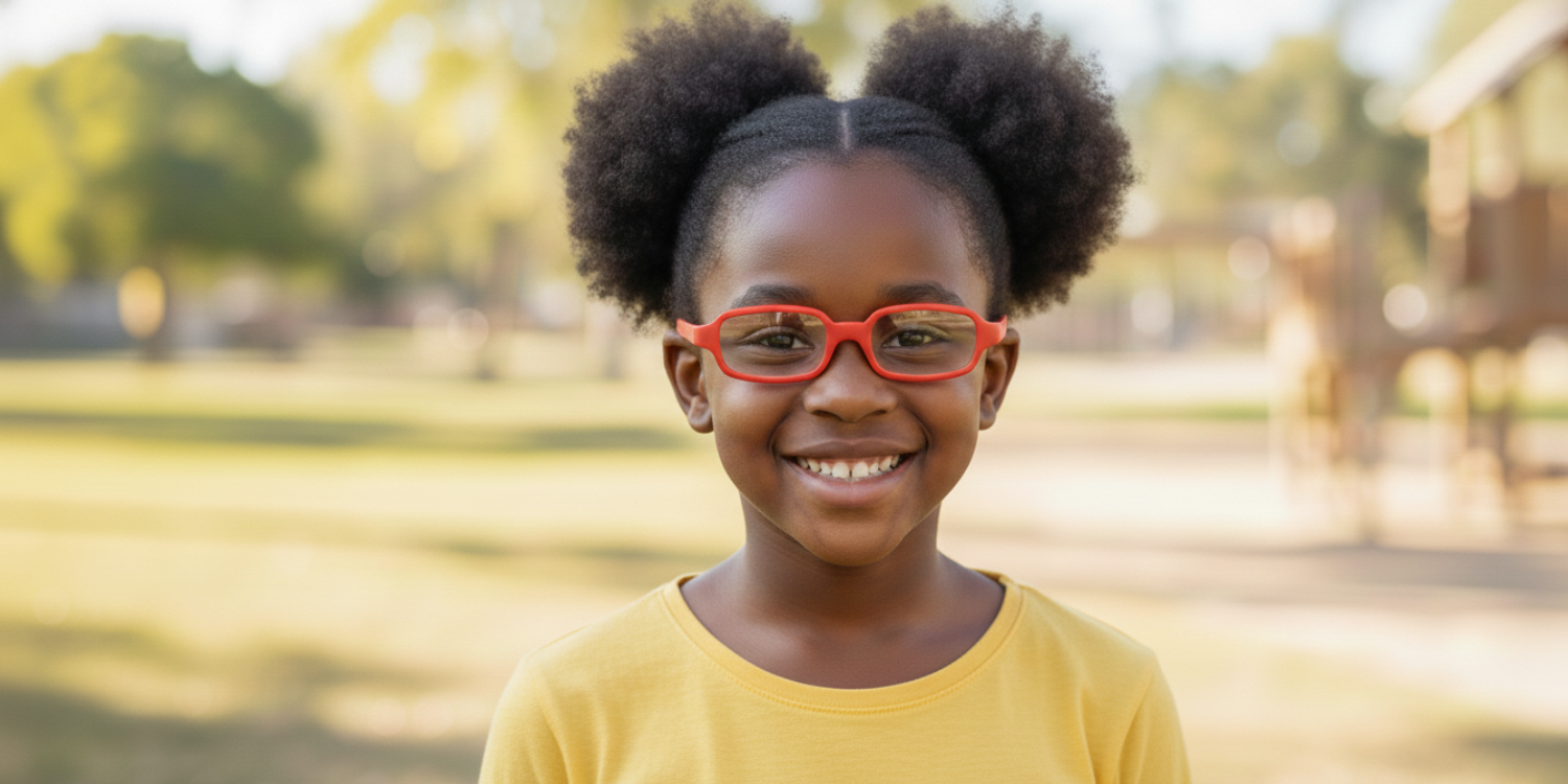 Full Rim Rectangle Magneto Classic Kids Eyeglasses 6030