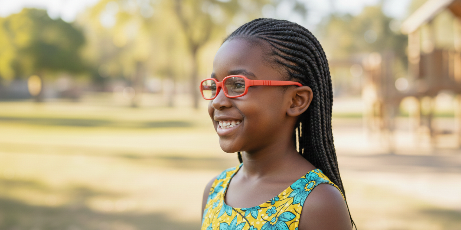 Full Rim Rectangle Magneto Classic Kids Eyeglasses 6030