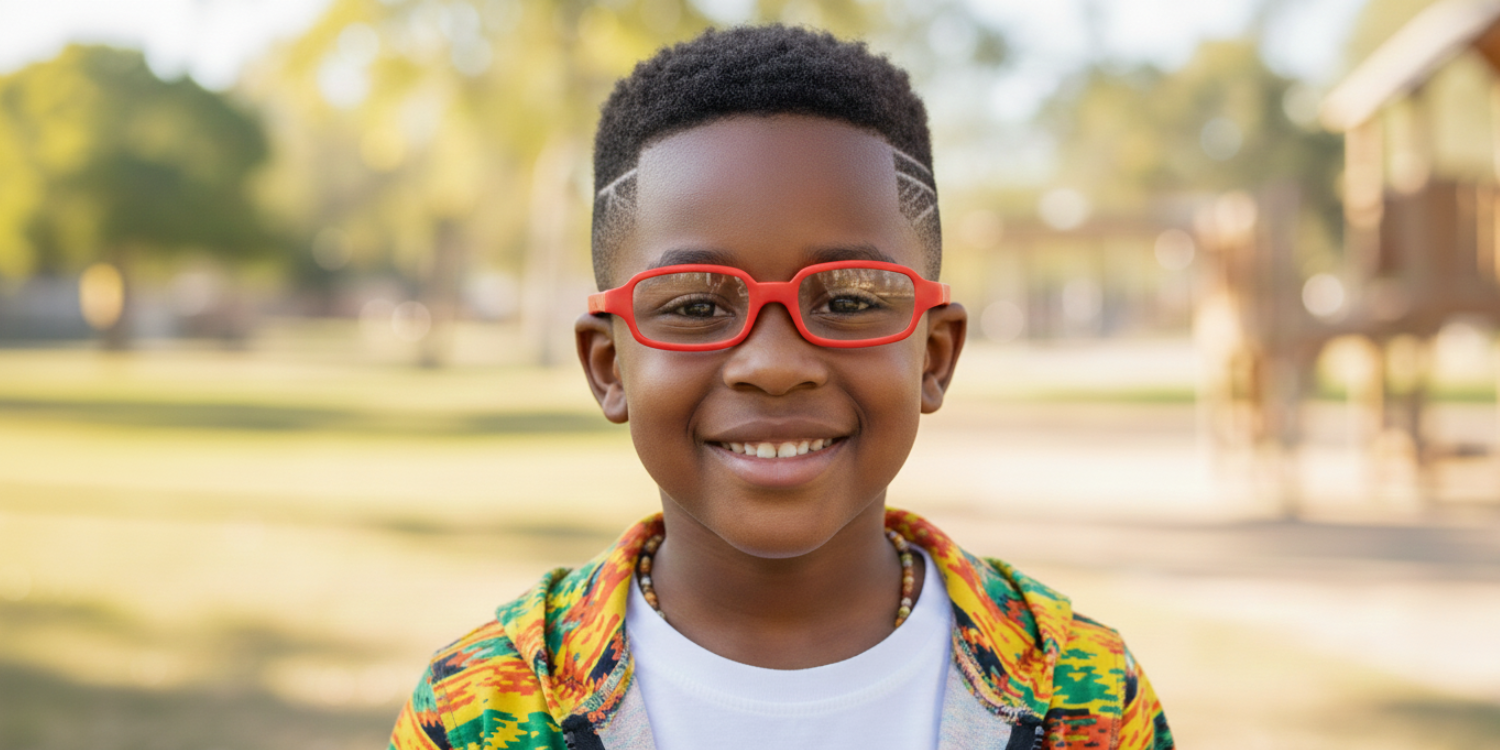 Full Rim Rectangle Magneto Classic Kids Eyeglasses 6030