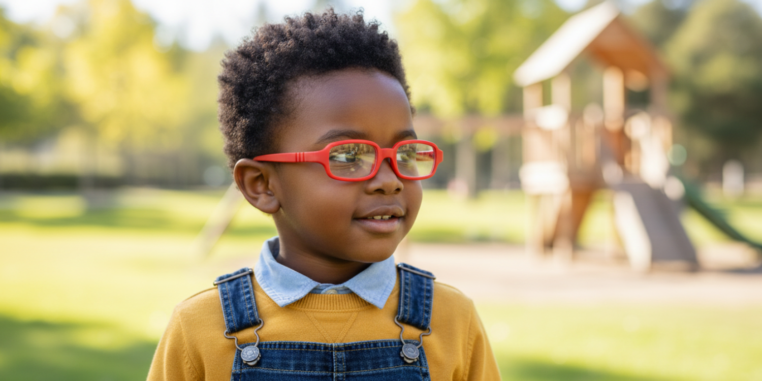 Full Rim Rectangle Magneto Classic Kids Eyeglasses 6030