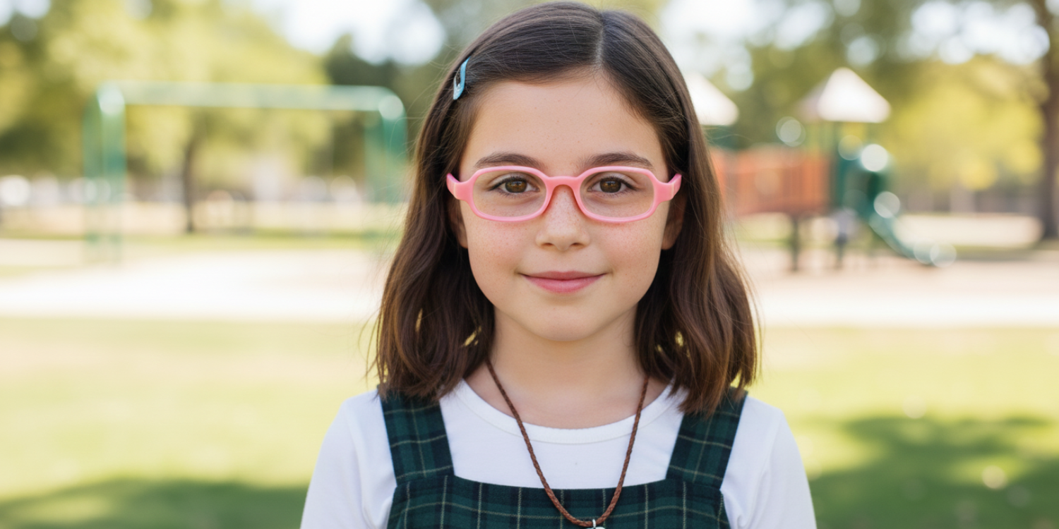 Full Rim Oval Magneto Classic Kids Eyeglasses 6035