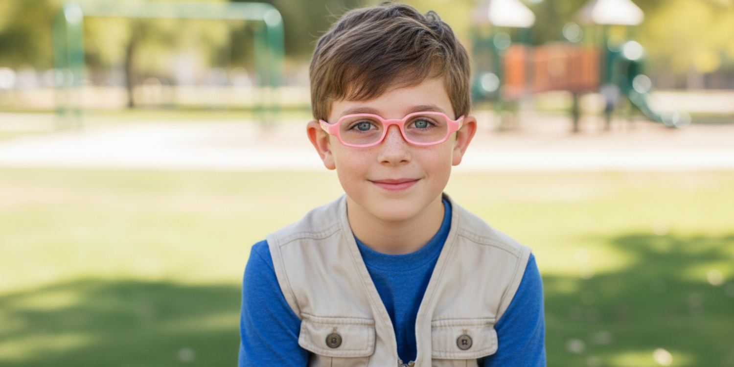 Full Rim Oval Magneto Classic Kids Eyeglasses 6035