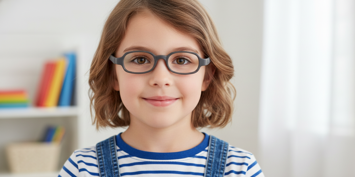 Full Rim Oval Magneto Classic Kids Eyeglasses 6035