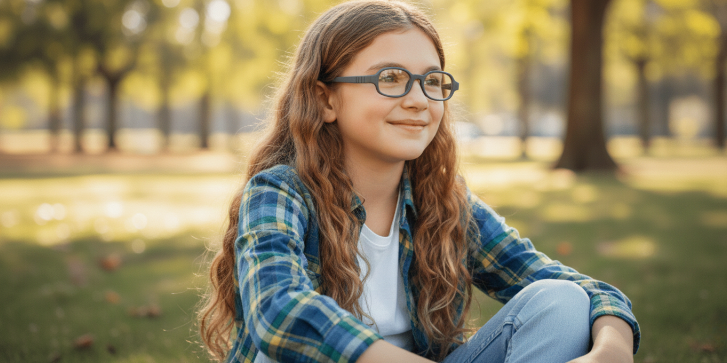 Full Rim Oval Magneto Classic Kids Eyeglasses 6035