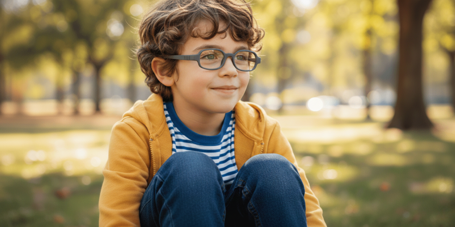 Full Rim Oval Magneto Classic Kids Eyeglasses 6035