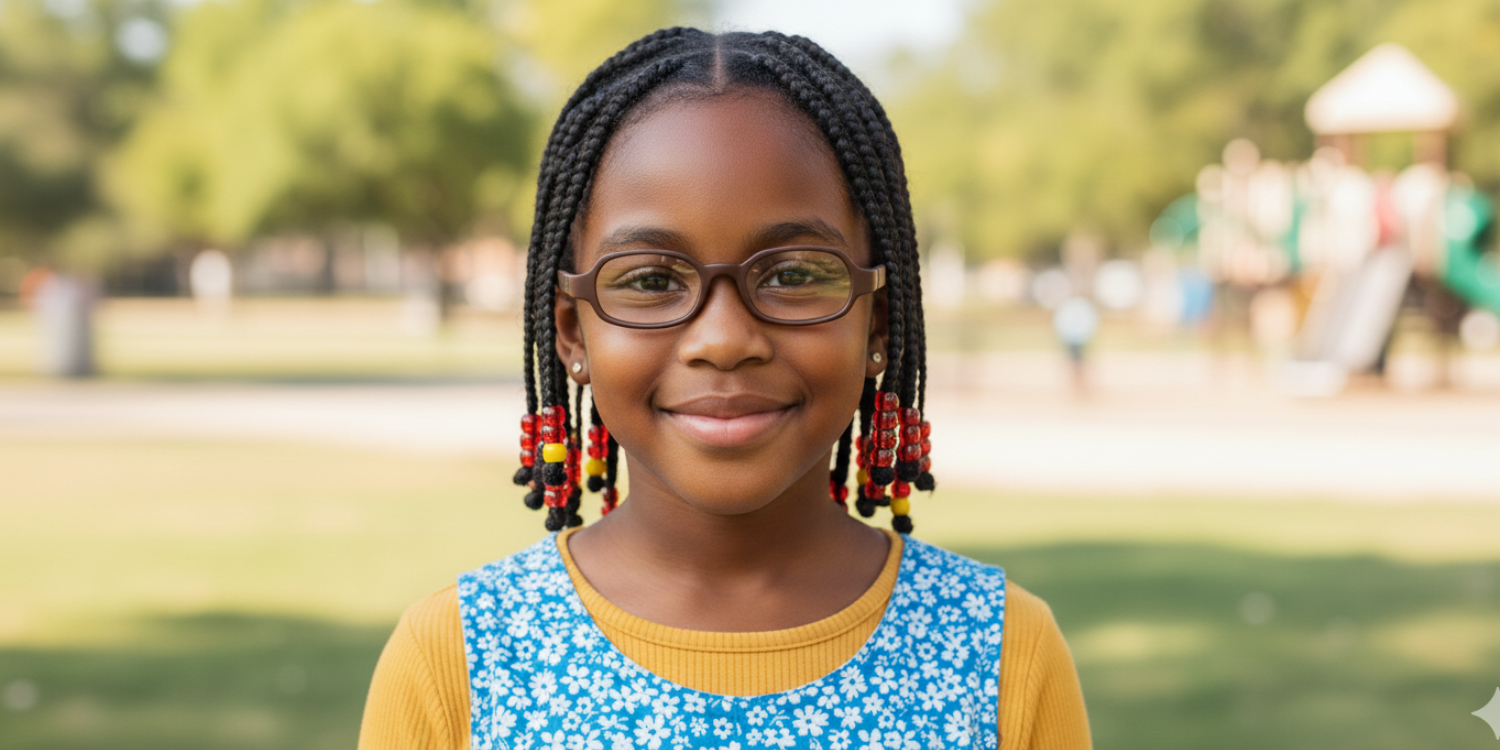 Full Rim Oval Magneto Classic Kids Eyeglasses 6035