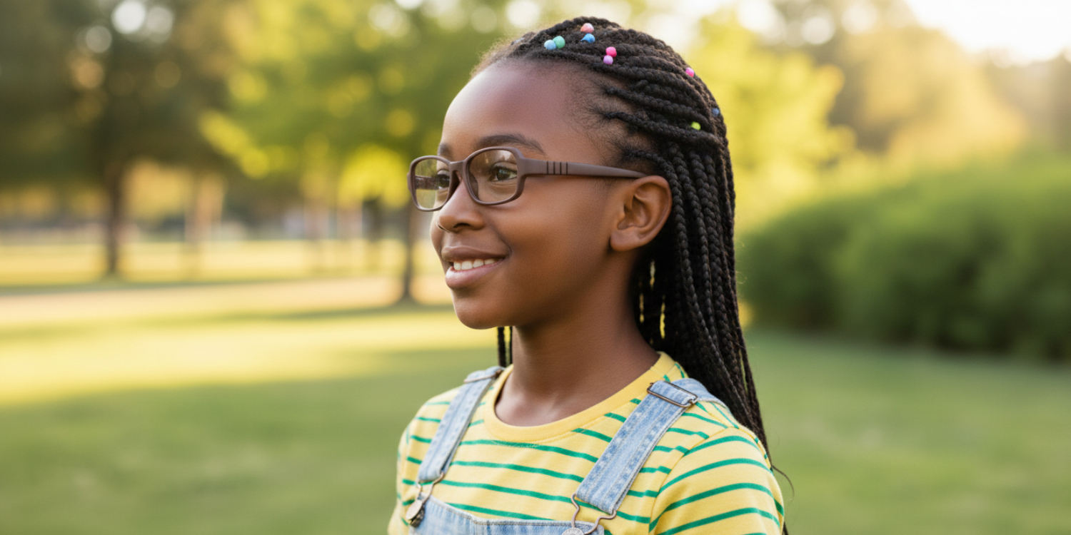 Full Rim Oval Magneto Classic Kids Eyeglasses 6035