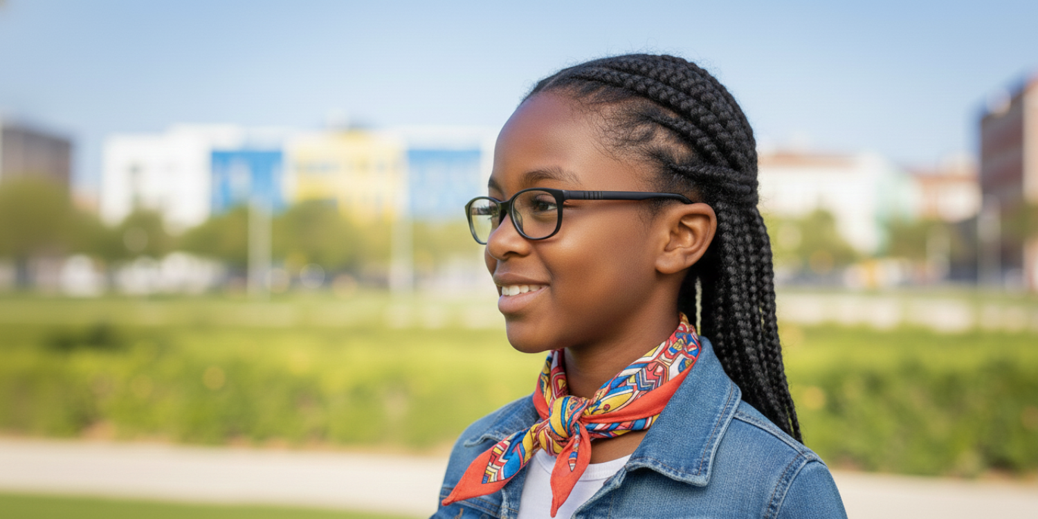 Full Rim Oval Magneto Classic Kids Eyeglasses 6035