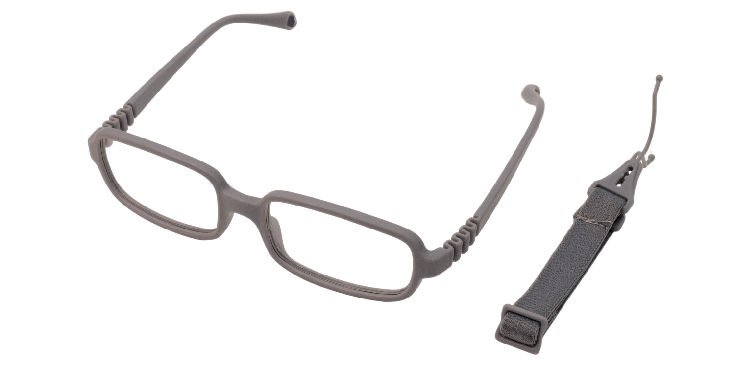 Full Rim Rectangle Magneto Classic Kids Eyeglasses 6036