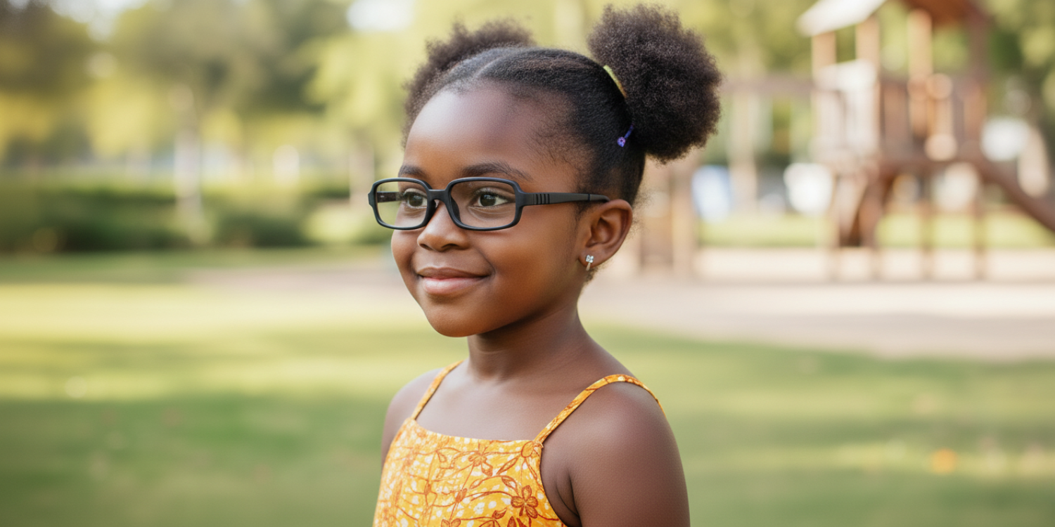 Full Rim Rectangle Magneto Classic Kids Eyeglasses 6036