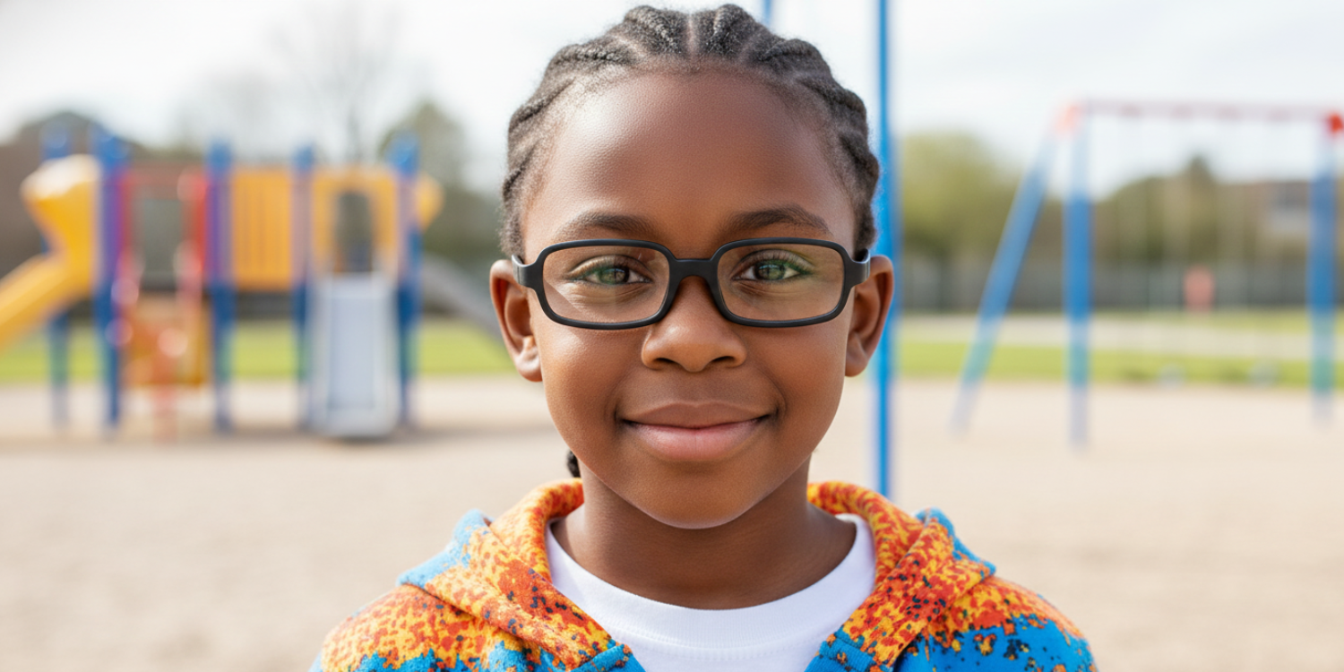 Full Rim Rectangle Magneto Classic Kids Eyeglasses 6036