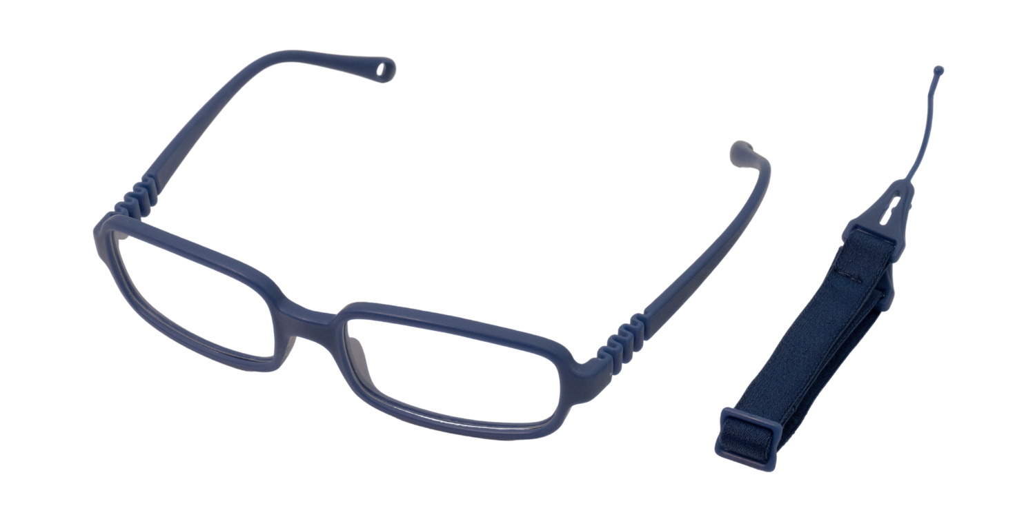 Full Rim Rectangle Magneto Classic Kids Eyeglasses 6036