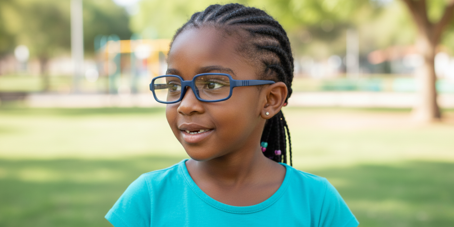 Full Rim Rectangle Magneto Classic Kids Eyeglasses 6036
