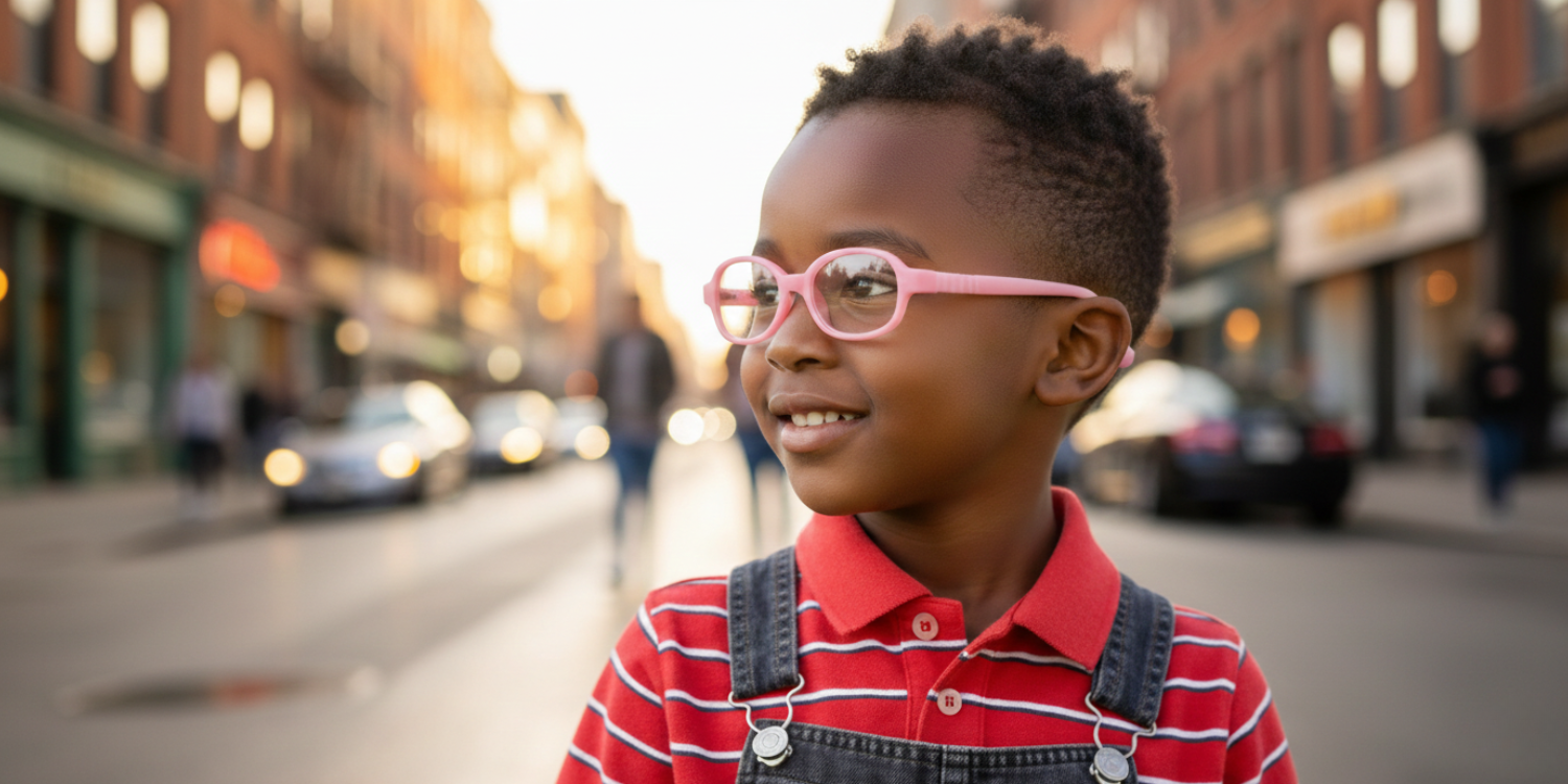 Full Rim Oval Magneto Classic Kids Eyeglasses 6037