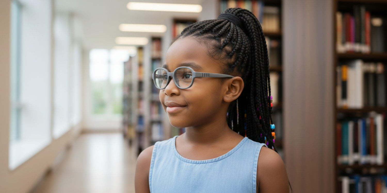 Full Rim Oval Magneto Classic Kids Eyeglasses 6037