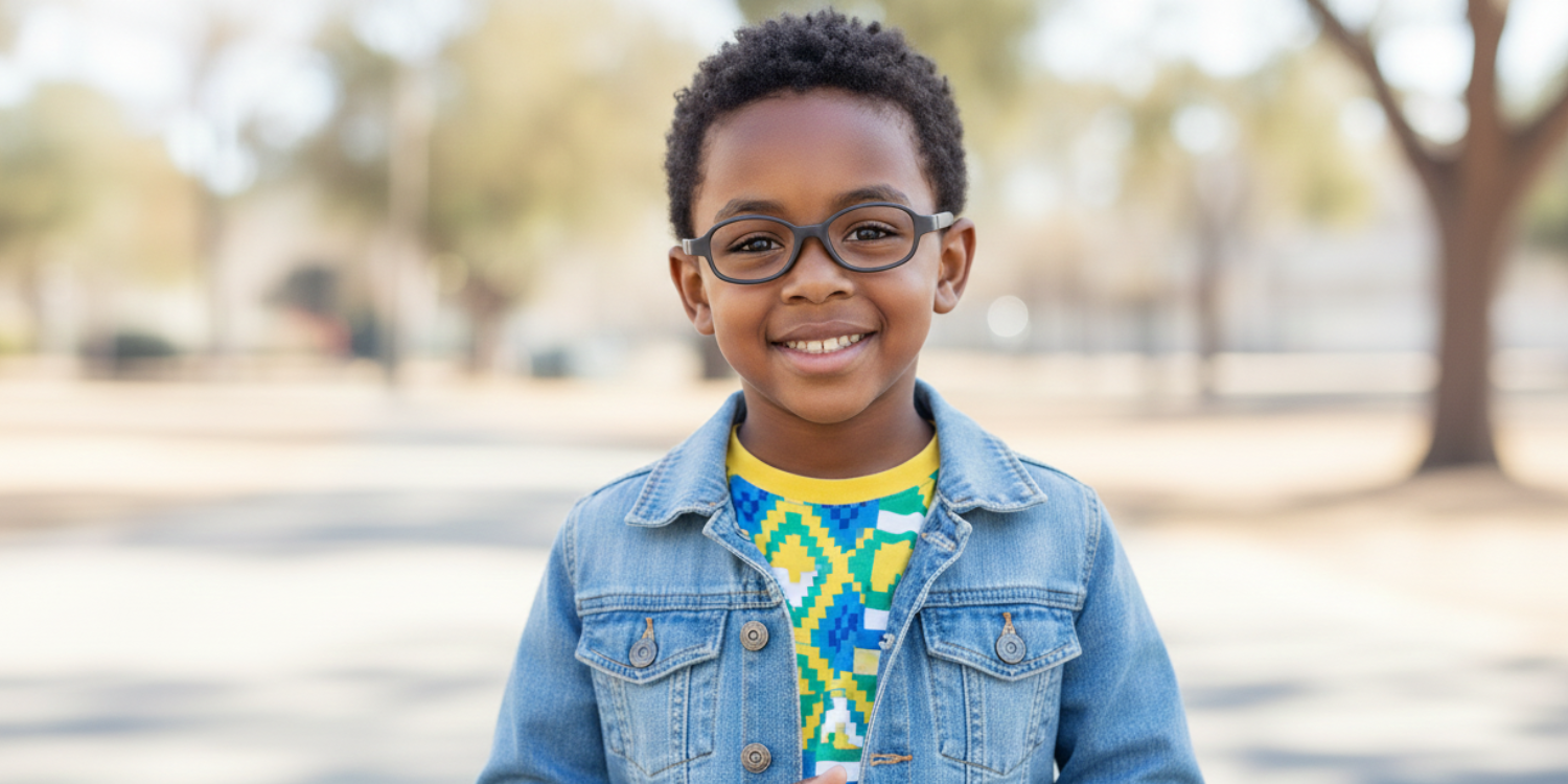 Full Rim Oval Magneto Classic Kids Eyeglasses 6037
