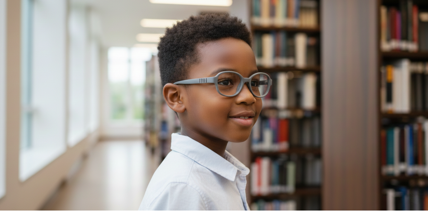 Full Rim Oval Magneto Classic Kids Eyeglasses 6037