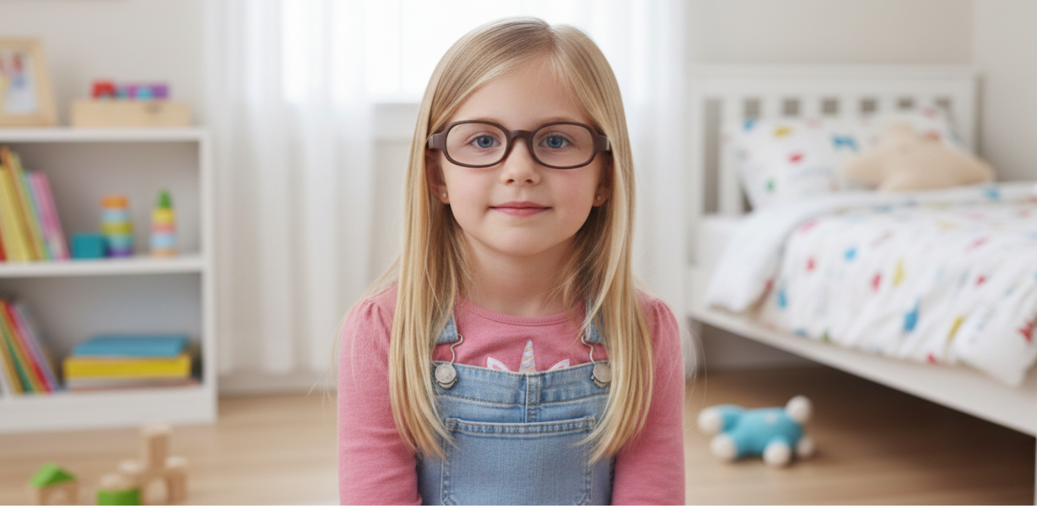 Full Rim Oval Magneto Classic Kids Eyeglasses 6037