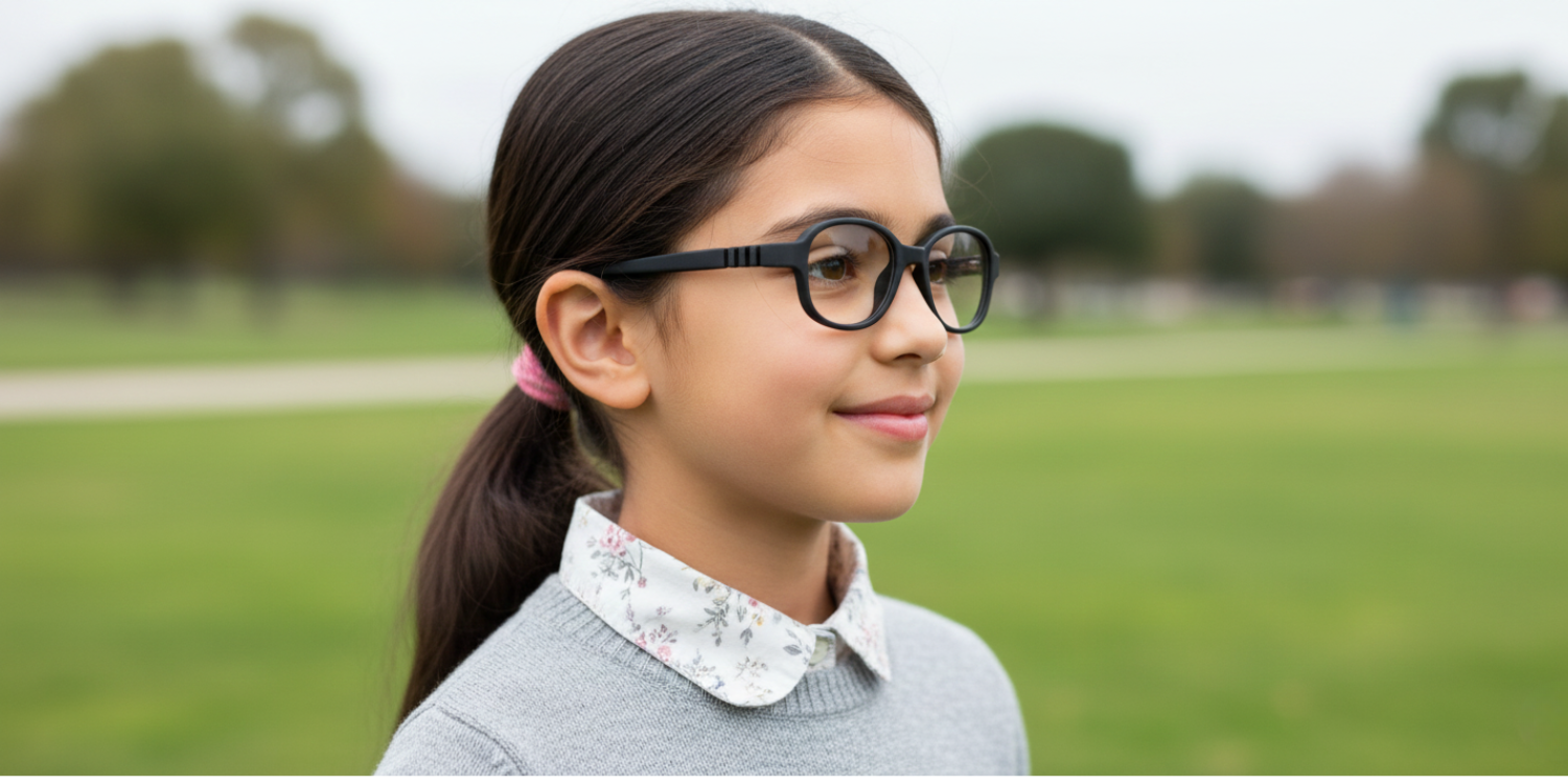 Full Rim Oval Magneto Classic Kids Eyeglasses 6037