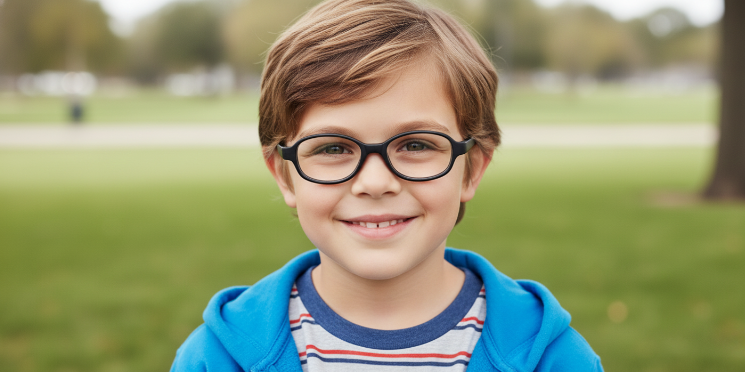 Full Rim Oval Magneto Classic Kids Eyeglasses 6037